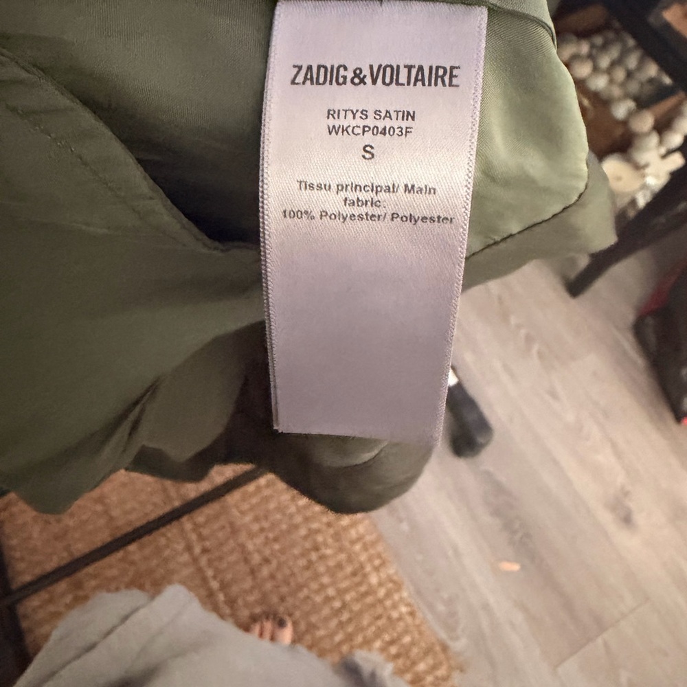 Zadig & Voltaire Dark Green Mini Dress - Picture 6 of 6
